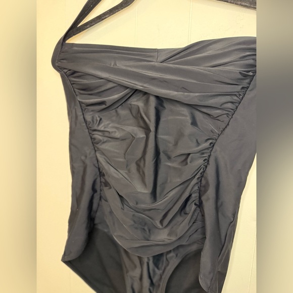 Disney Parks Black One Piece Halter swimsuit with Mickey, Size XL - Picture 2 of 5